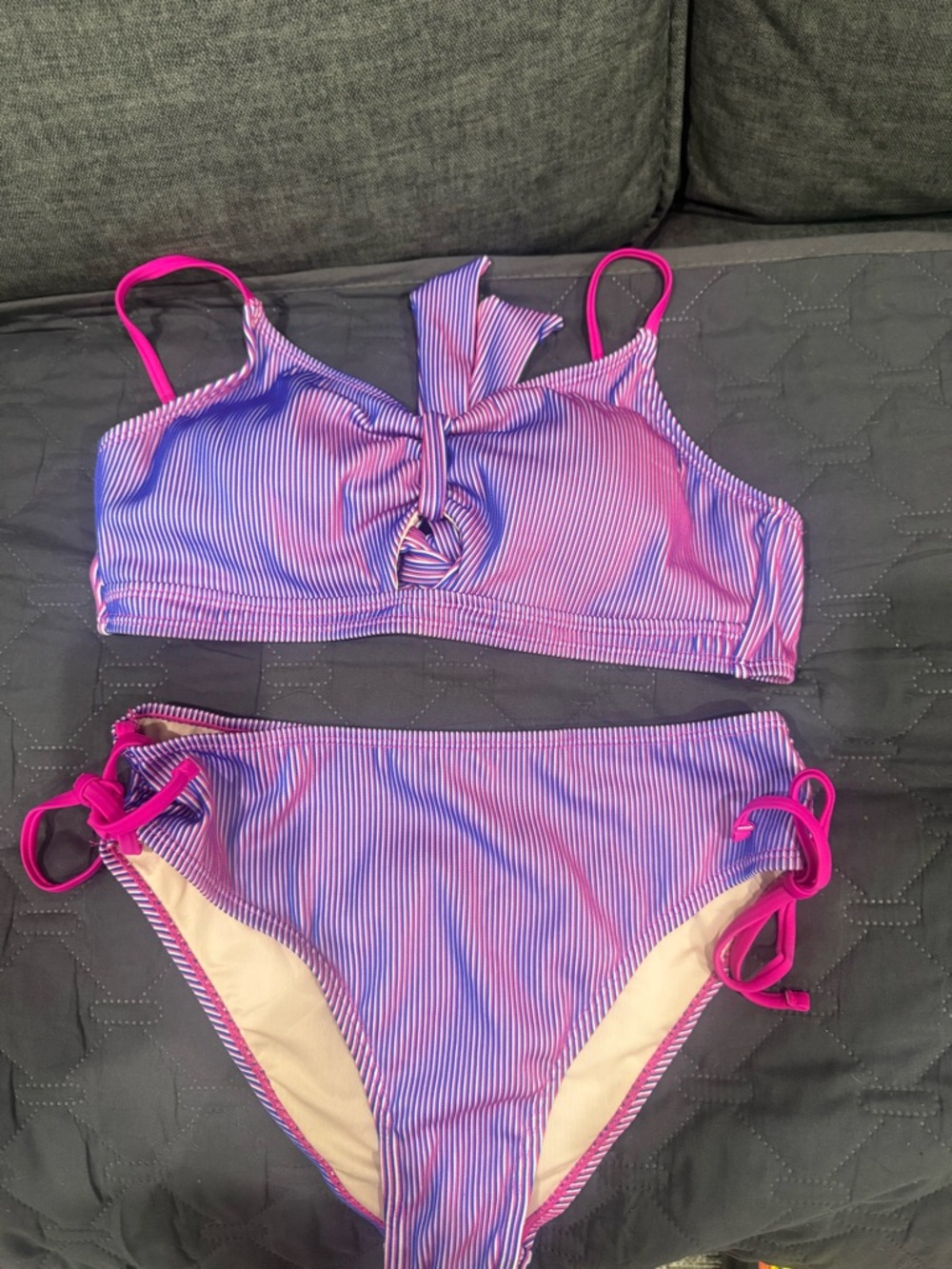 Cupshe NWT medium pink purple bikini